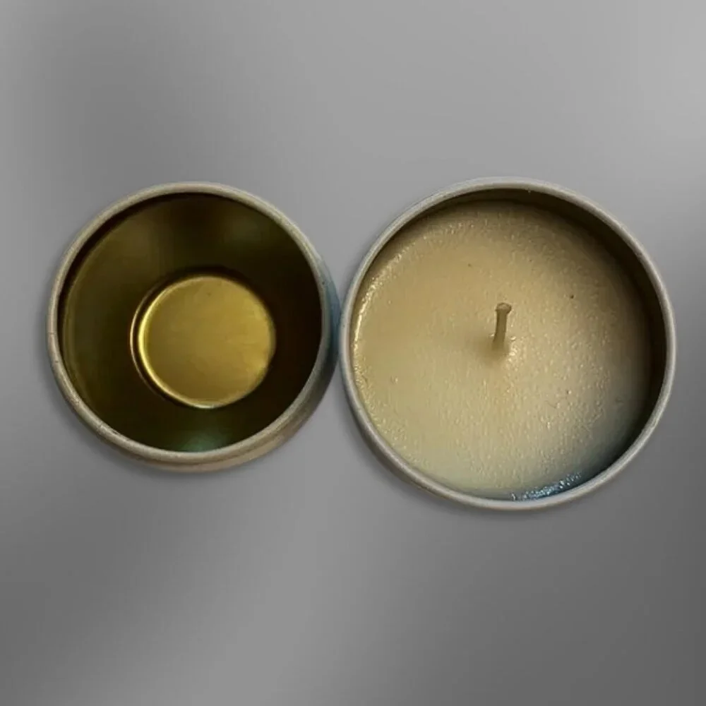 Paddywax Gingerbread Candle Ceramic Jar Hand-Poured 100% Soy Wax White/Gray 3 OZ